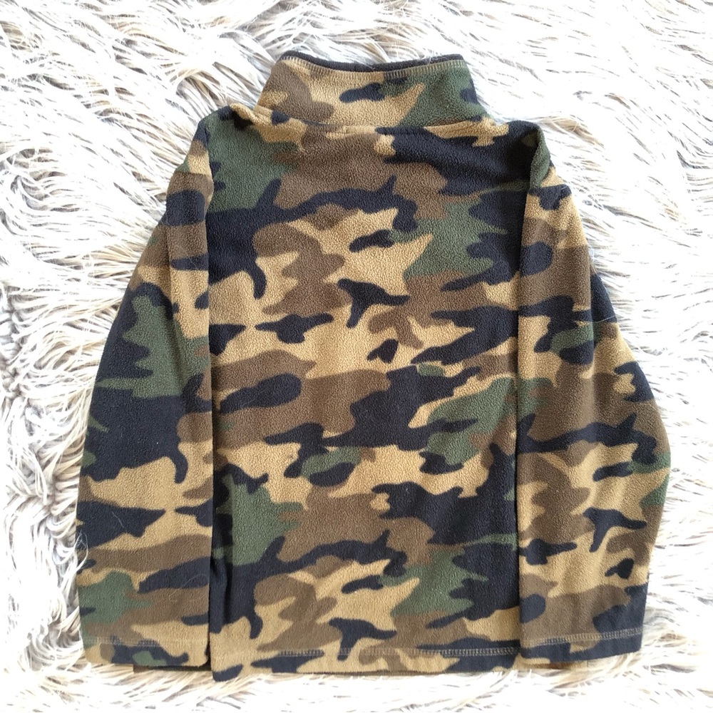Kids Fleece Jacket Layering Bundle in Blue, Camo, and Lumberjack Plaid; Size 6 - Picture 11 of 12